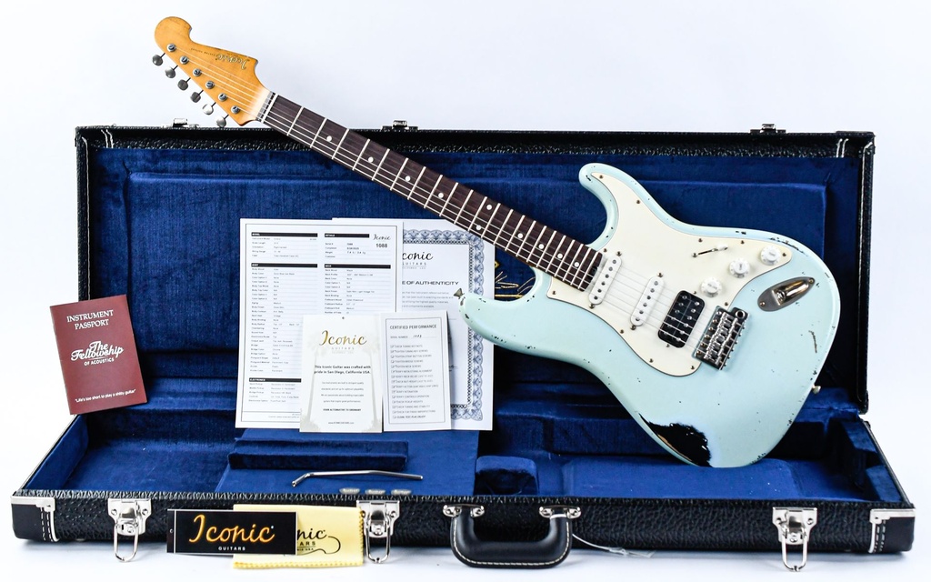 Iconic Solana Studio Series SJC02 John Cruz Sonic Blue Over Black